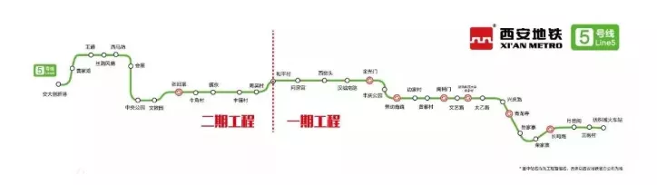 西安地铁5号线、6号线一期、9号线年底开通初期运营