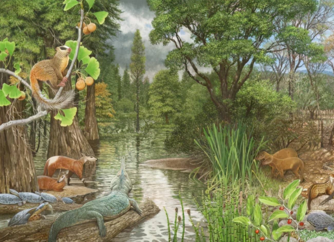 The prehistoric giant snake 