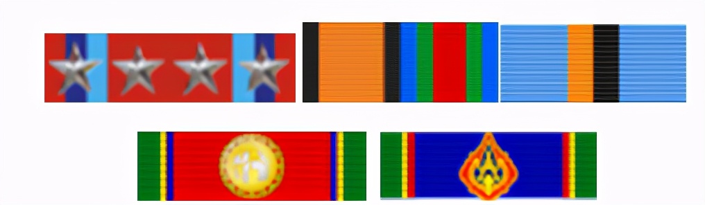 缅甸军方领导人敏昂莱，高级上将军衔，获得过俄罗斯军事合作奖章