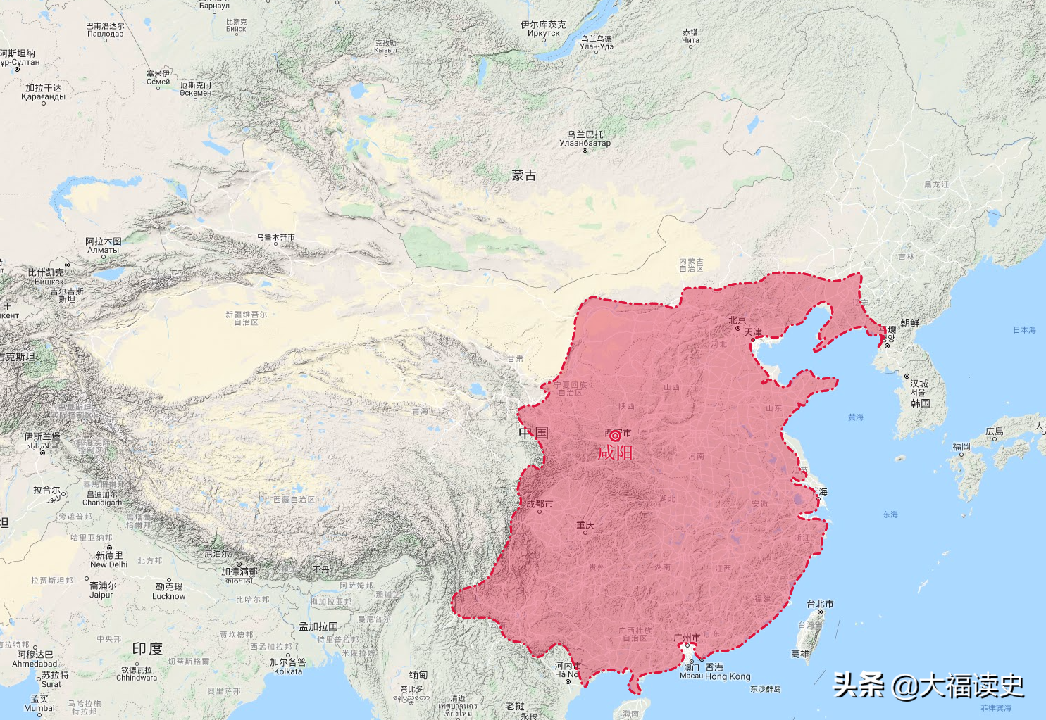 中国古代疆域变迁史：大唐威武霸气，元朝傲视全球，大清也不简单