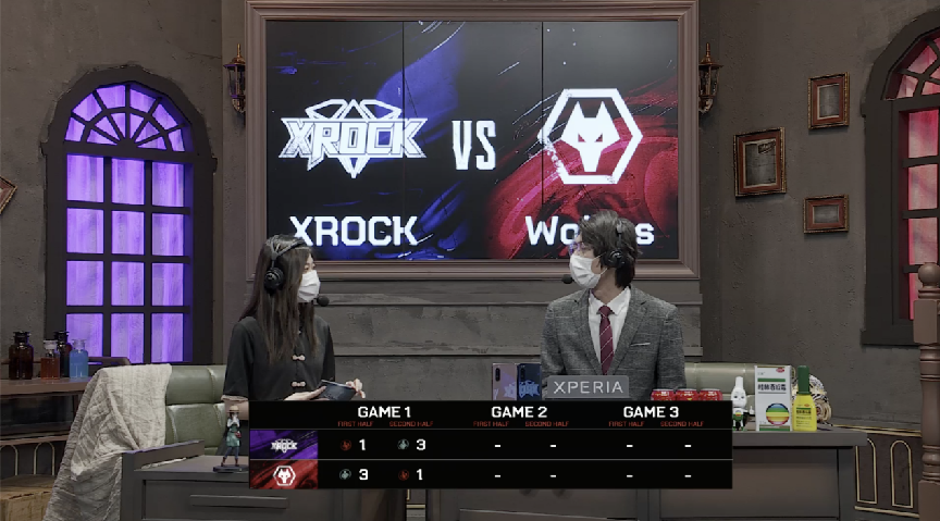 第五人格2021IVL夏季赛常规赛 XROCK vs Wolves 第一局