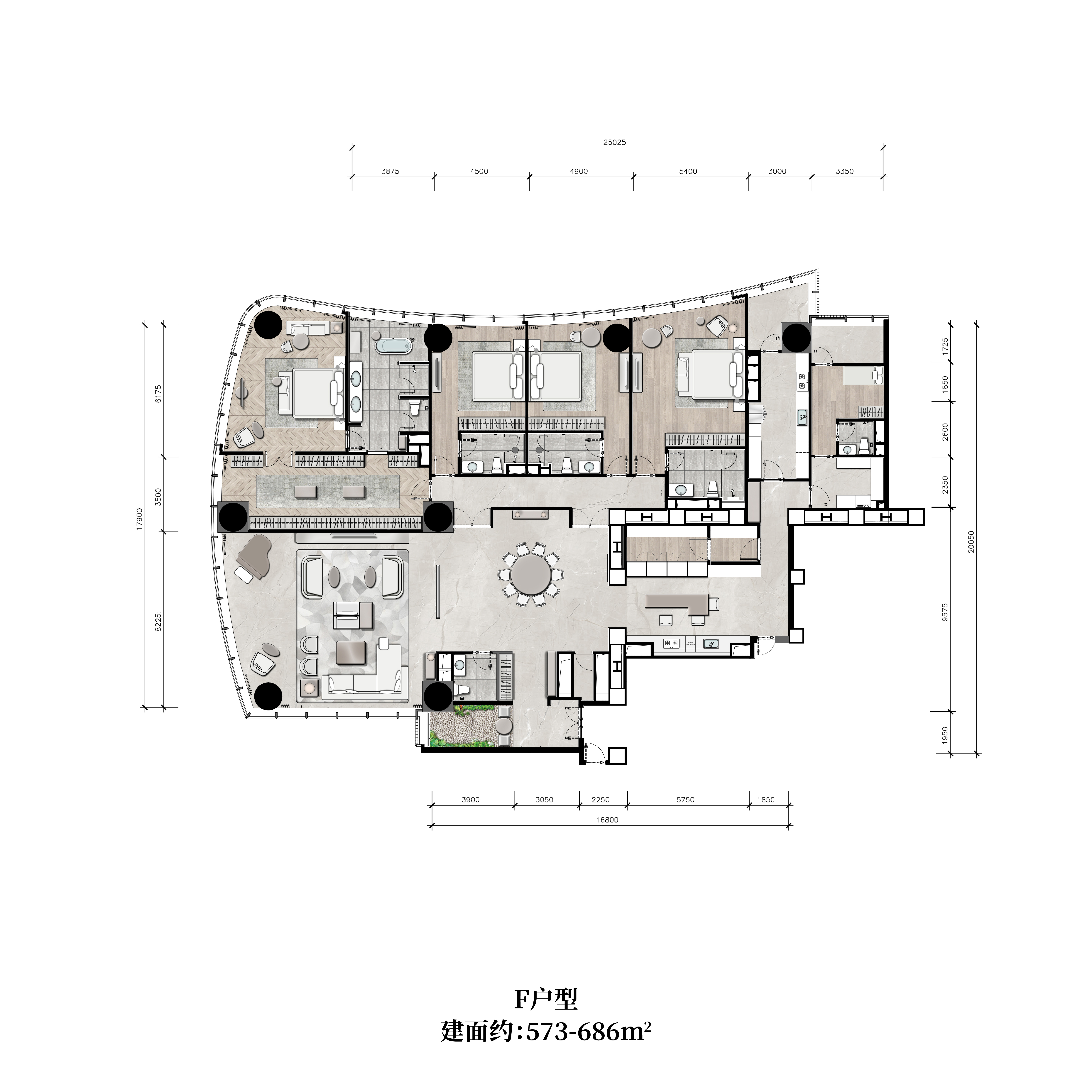 407米、1800㎡指标带来的高级感，昆明还是头一次见