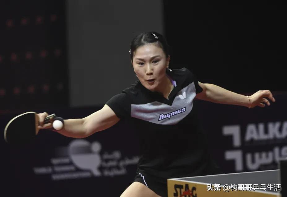单晓娜近台快攻快准狠，是当今乒坛女子直板正胶打法的领军人物