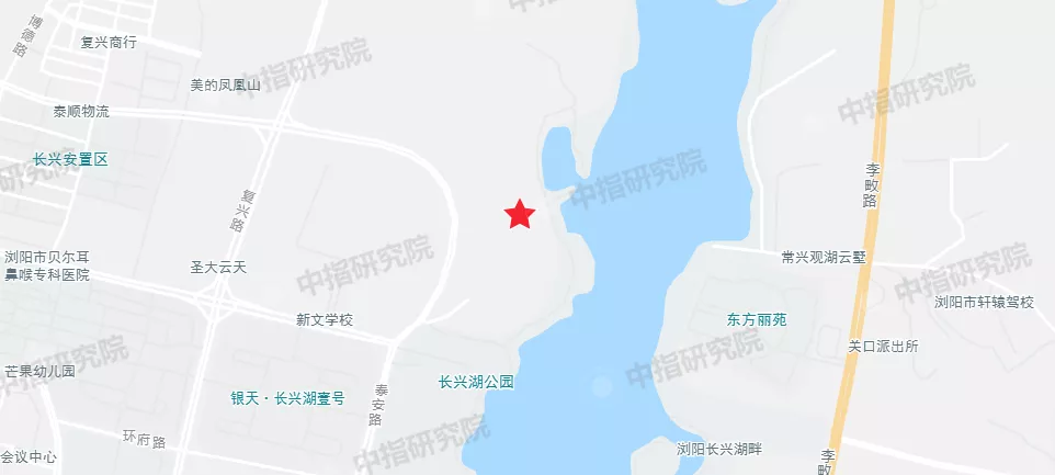 长沙浏阳市长兴片区91亩纯宅地3.29亿成交！4530元/㎡