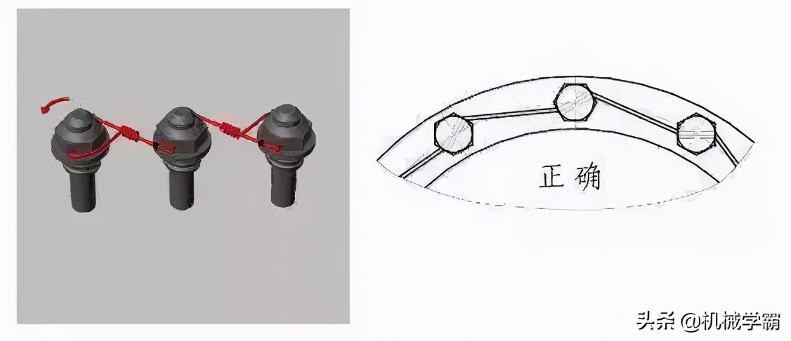 10种经典的螺栓防松设计