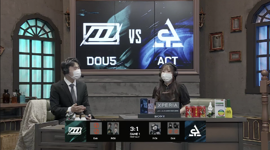 第五人格2021IVL夏季赛常规赛 DOU5 vs ACT 第一局