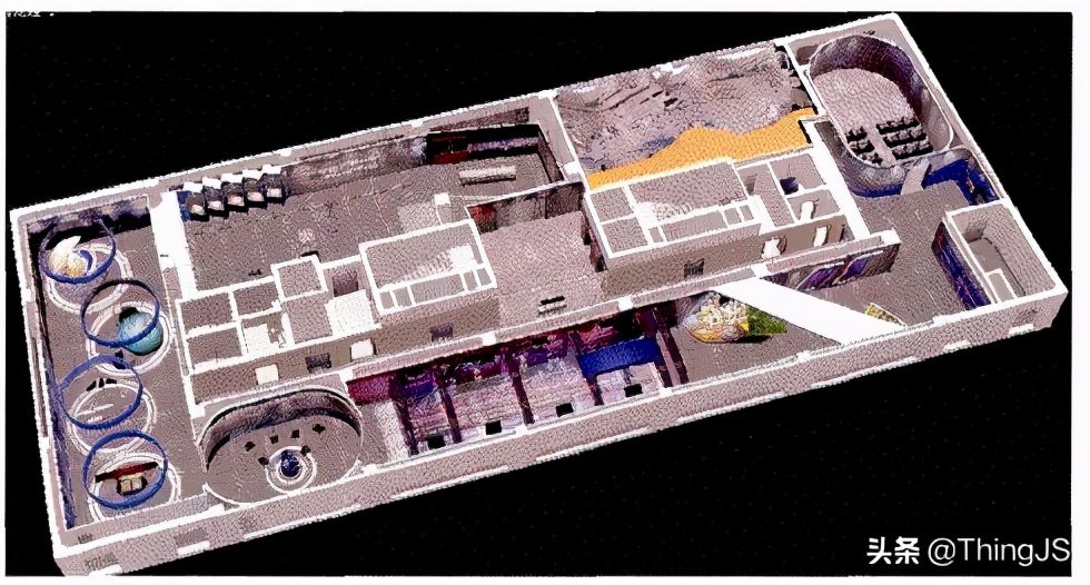 Logical modeling of 3D indoor space based on webgl three.js - iNEWS