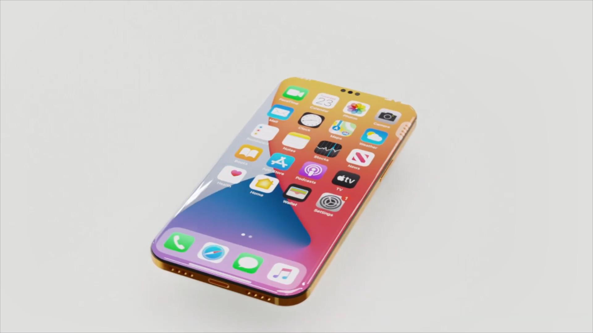 iPhone13Pro渲染圖：LTPO屏配三打孔，后置四鏡頭不按套路出牌