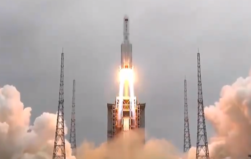 長征五號 B 遙二運載火箭末級殘骸再入大氣層情況公布