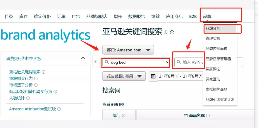 亚马逊关键词搜索量怎么查(亚马逊asin反查关键词)
