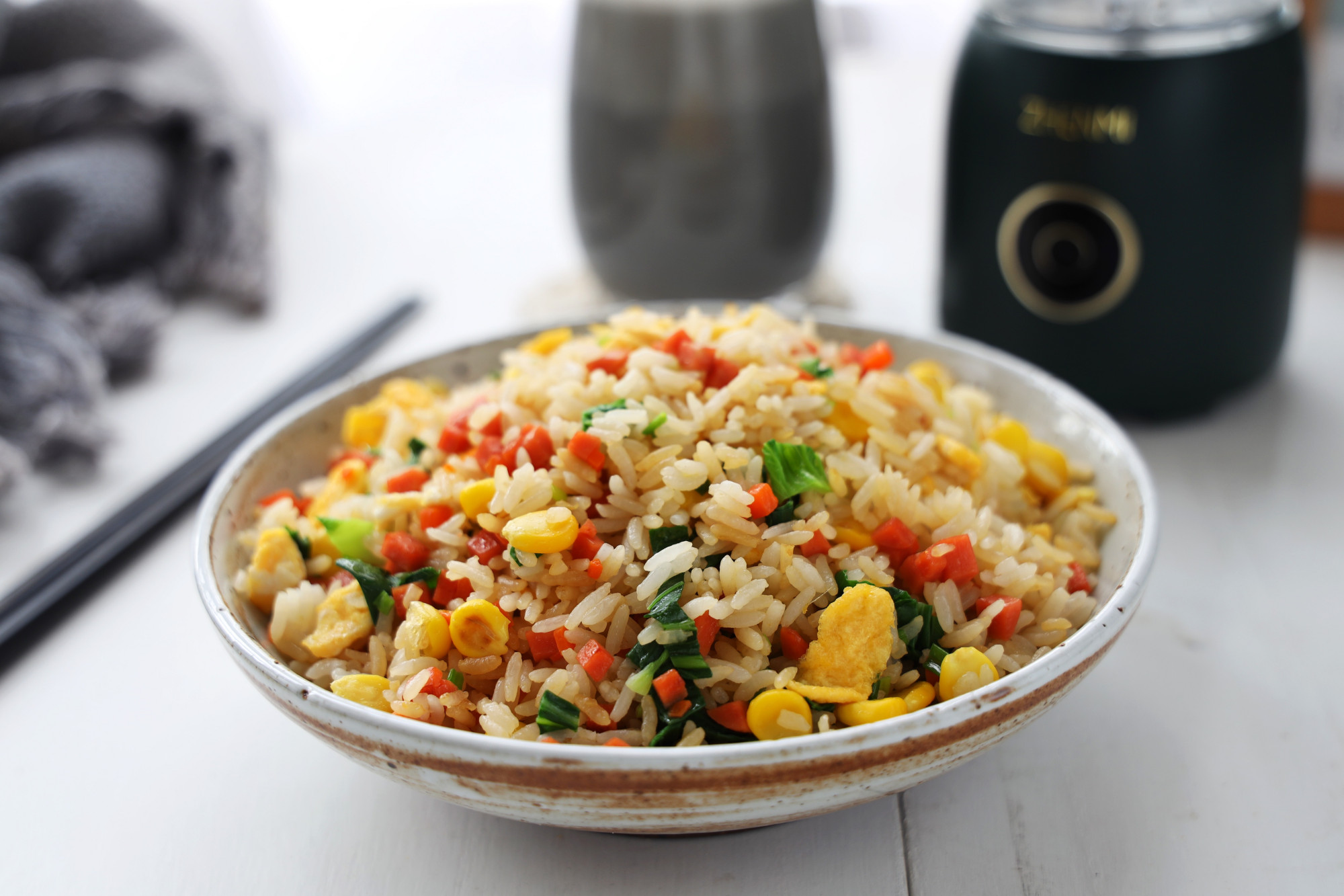 Yangzhou fried rice is so delicious that it’s not greasy to eat every day, it’s golden and attractive, and the grains are distinct