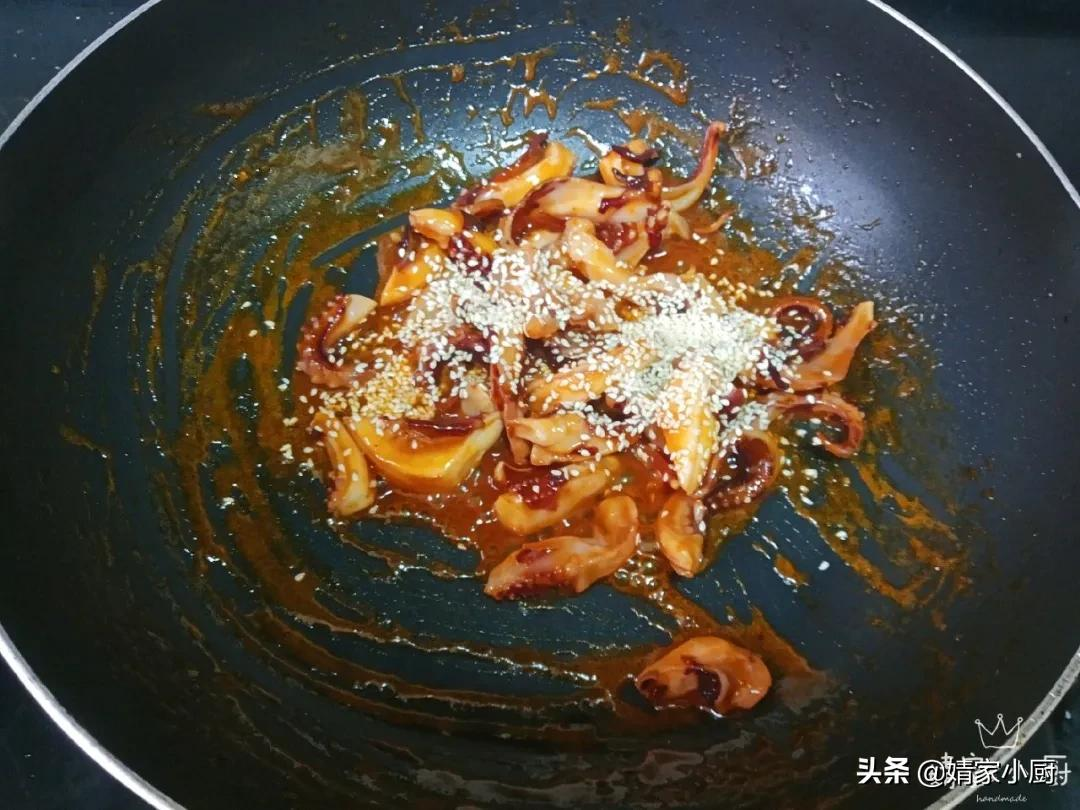 韩餐和日料店里的甜辣口八爪鱼做法,做法简单,鲜嫩脆爽不输饭店 美食做法 第9张 韩餐和日料店里的甜辣口八爪鱼做法,做法简单,鲜嫩脆爽不输饭店 美食做法 第9张