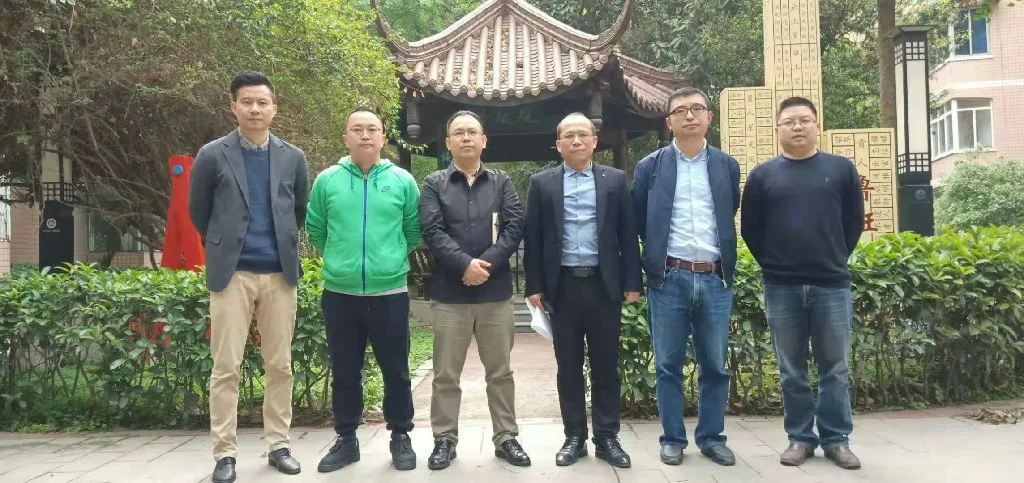 成都市现代制造职业技术学校张化兵副校长一行到双流建校交流考察