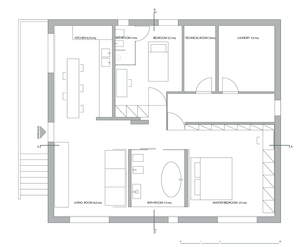 108m²的纯白公寓，阳光过滤成乳白色，纯纯的好似初恋