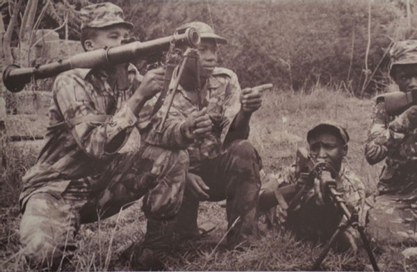 由我方人员训练的非洲军队，横扫利比亚联军，被称为东非解放军