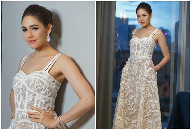 杨颖穿4万块连衣裙冷艳迷人，不曾想泰国时尚教主穿出不同韵味