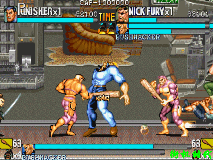 街機游戲最默契的夾攻，漫長的折磨，BOSS只想快點入土為安