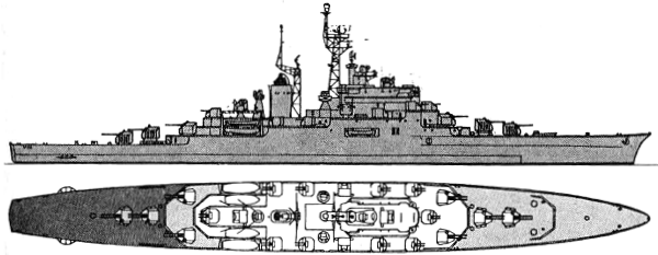 Multi-turret cult-French De Grasse-class air defense cruiser - iMedia