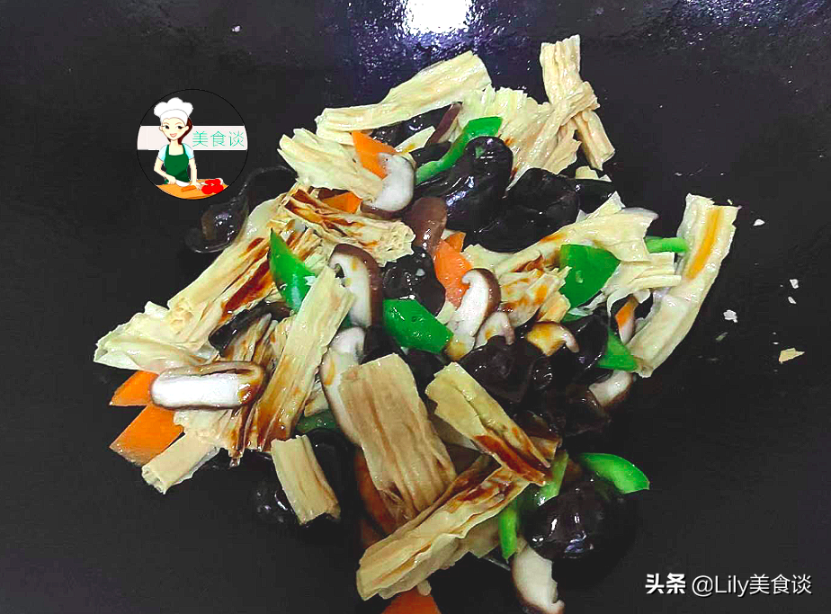 图片[12]-香菇木耳炒腐竹做法步骤图 儿子爱吃-起舞食谱网