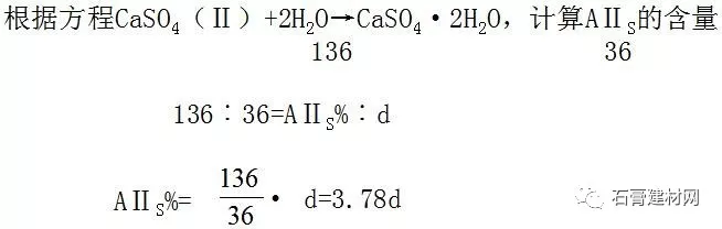 石膏的物理化学之熟石膏相分析