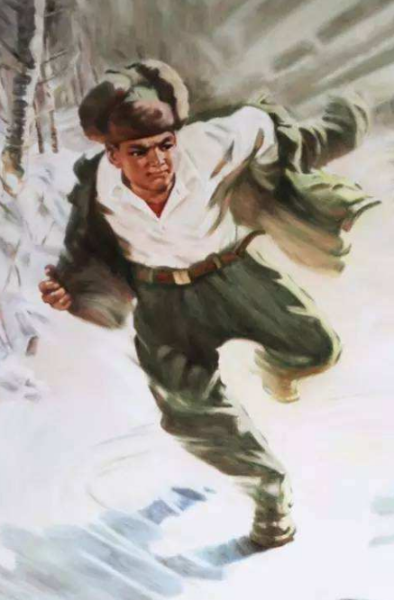 抗美援朝中，英雄罗盛教为救跌进冰窟的小孩牺