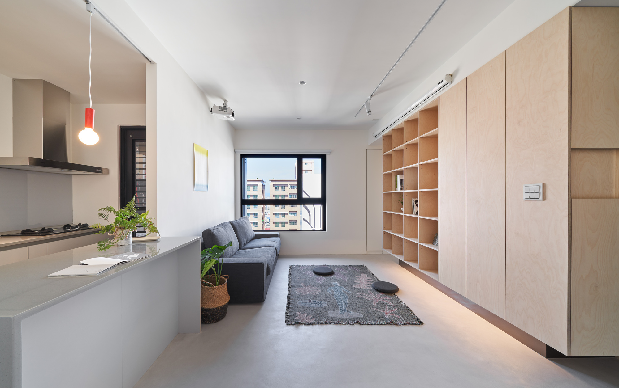 多环形流线玩转45m²公寓，小家秒变健身房