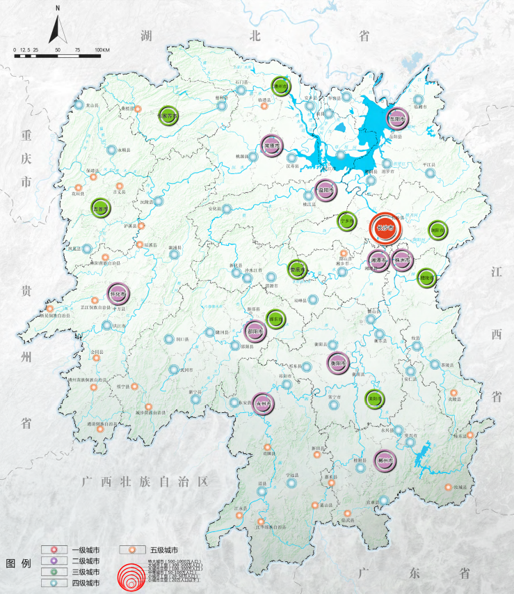湖南将建5级城市，一级1个、二级10个、三级9个，助推均衡发展