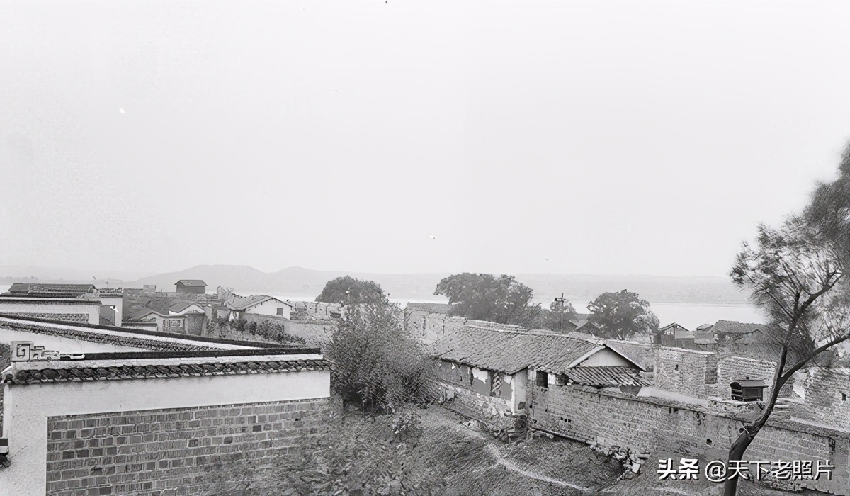 1906年长沙老照片 110年前的长沙文庙天心阁