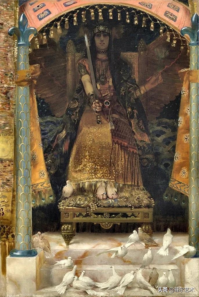 歷史裝飾畫家羅切羅斯,以一種感性的自然主義風格來繪畫作品欣賞 - 頭條匯