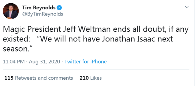 官宣悲劇！魔術22歲超新星提前確定下賽季報銷，選秀模板是杜蘭特！-黑特籃球-NBA新聞影音圖片分享社區