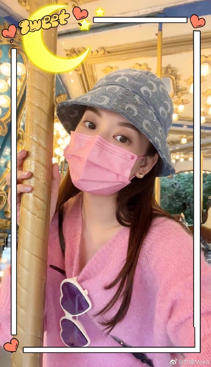 方媛曬一家四口出遊照，畫面歡樂又有愛，倆女兒穿姐妹裝超可愛