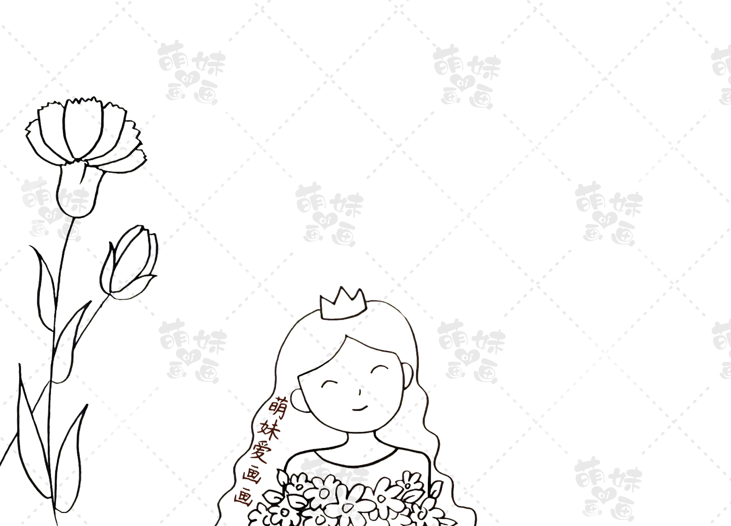 妇女节|女神节快乐38妇女节主题手抄报模板 简单又好看含内容文字