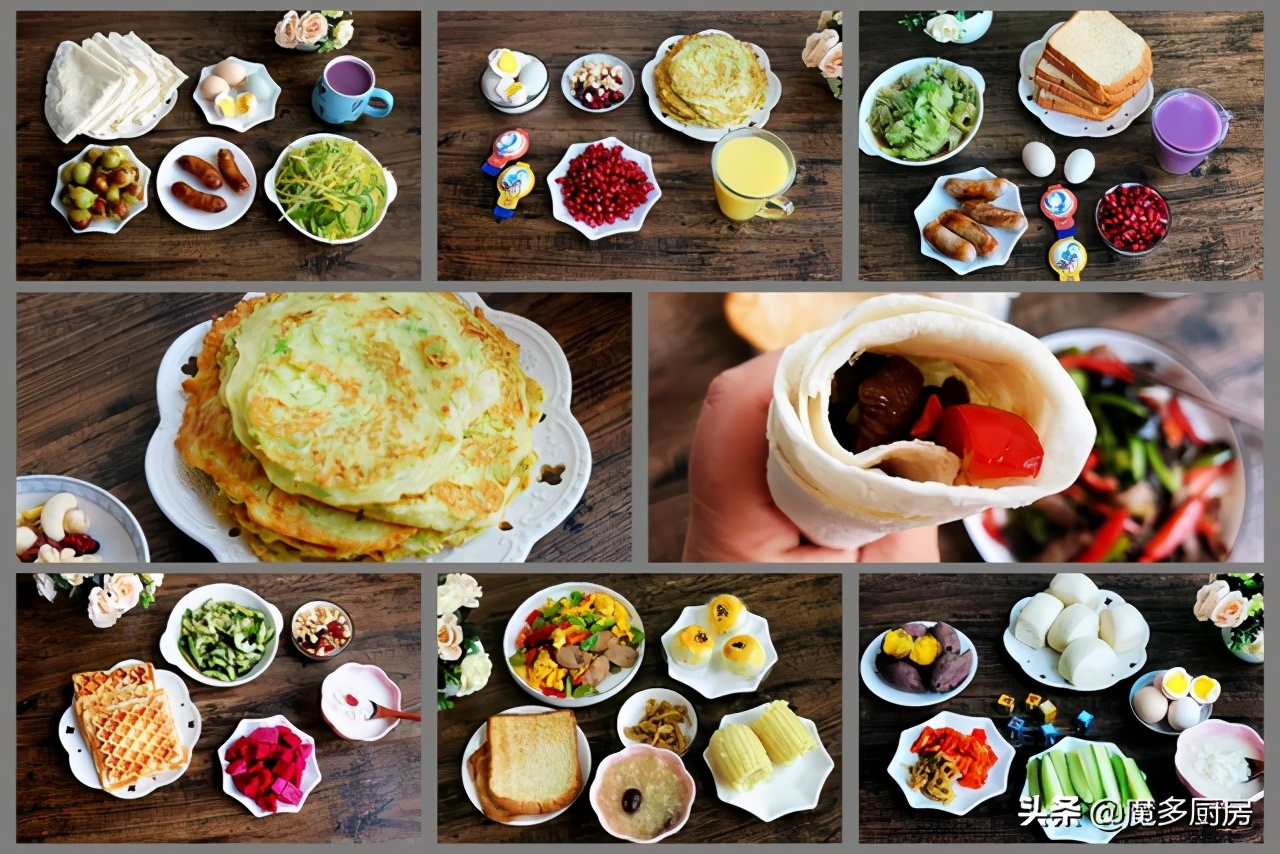 Sharing the same breakfast recipes seven days a week, simple and delicious home-cooked taste, make yourself more delicious