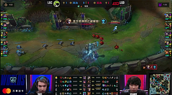 S10：又一场3-0！LGD3-0淘汰LGC晋级S10小组赛