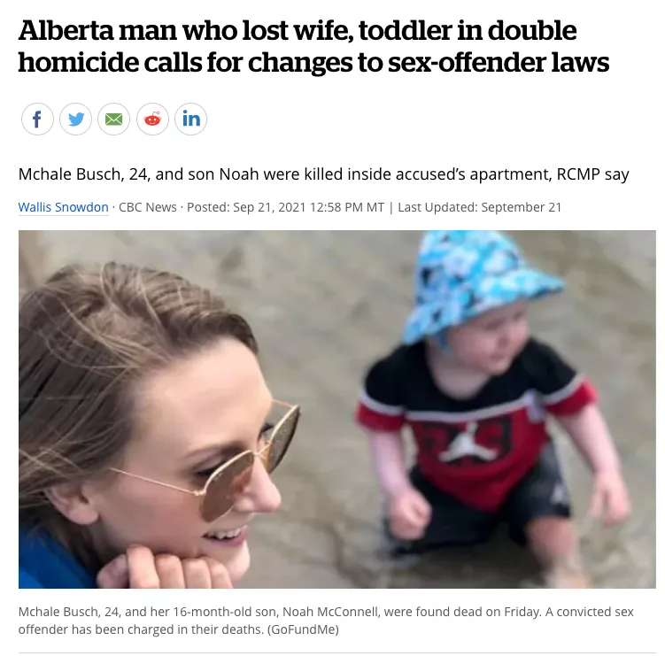 惨剧！老婆儿子遭残杀，凶手竟是住隔壁的性侵犯老头，加拿大老公崩溃了