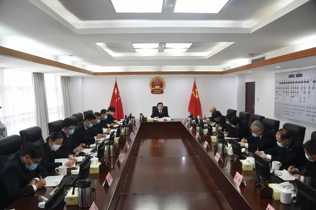 省检察院召开党组扩大会 传达学习省“两会”精神