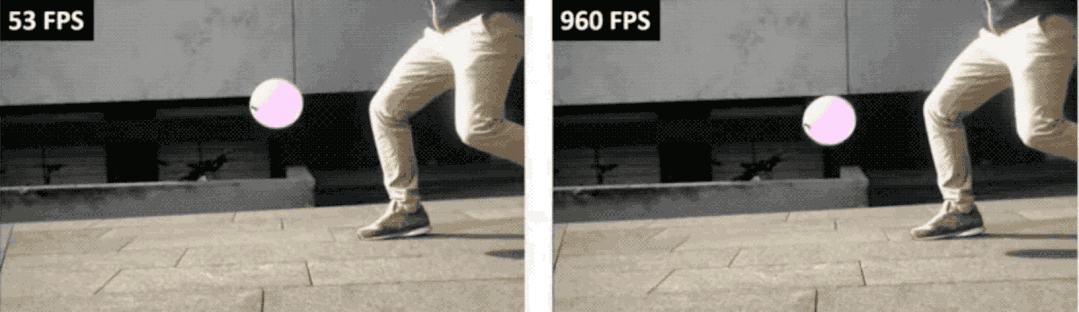 53帧变900帧！AI让你不用昂贵的高速摄像机也能制作慢镜头｜华为