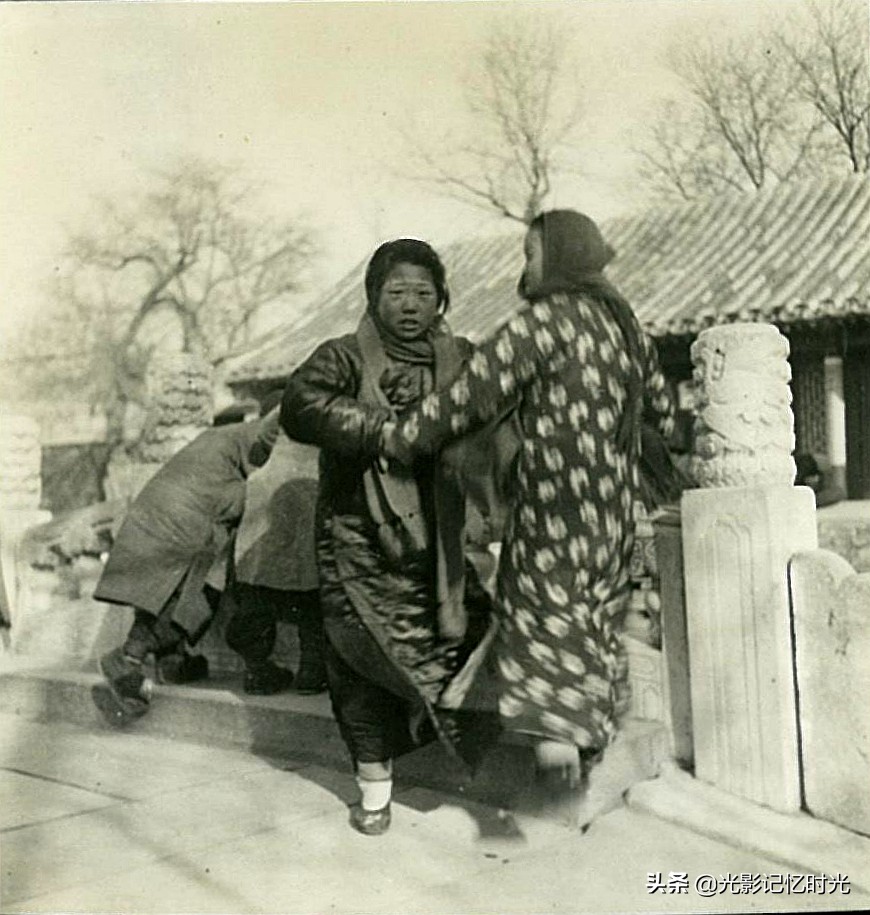 1941年老照片：北京千年道观~白云观
