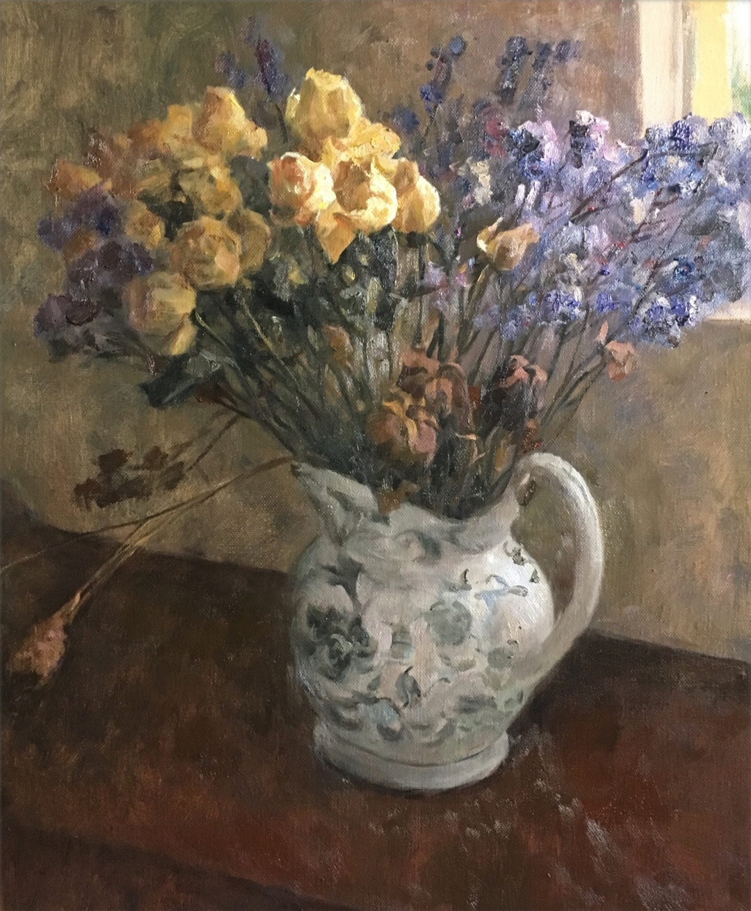 静谧的花语——杨化喜静物油画欣赏