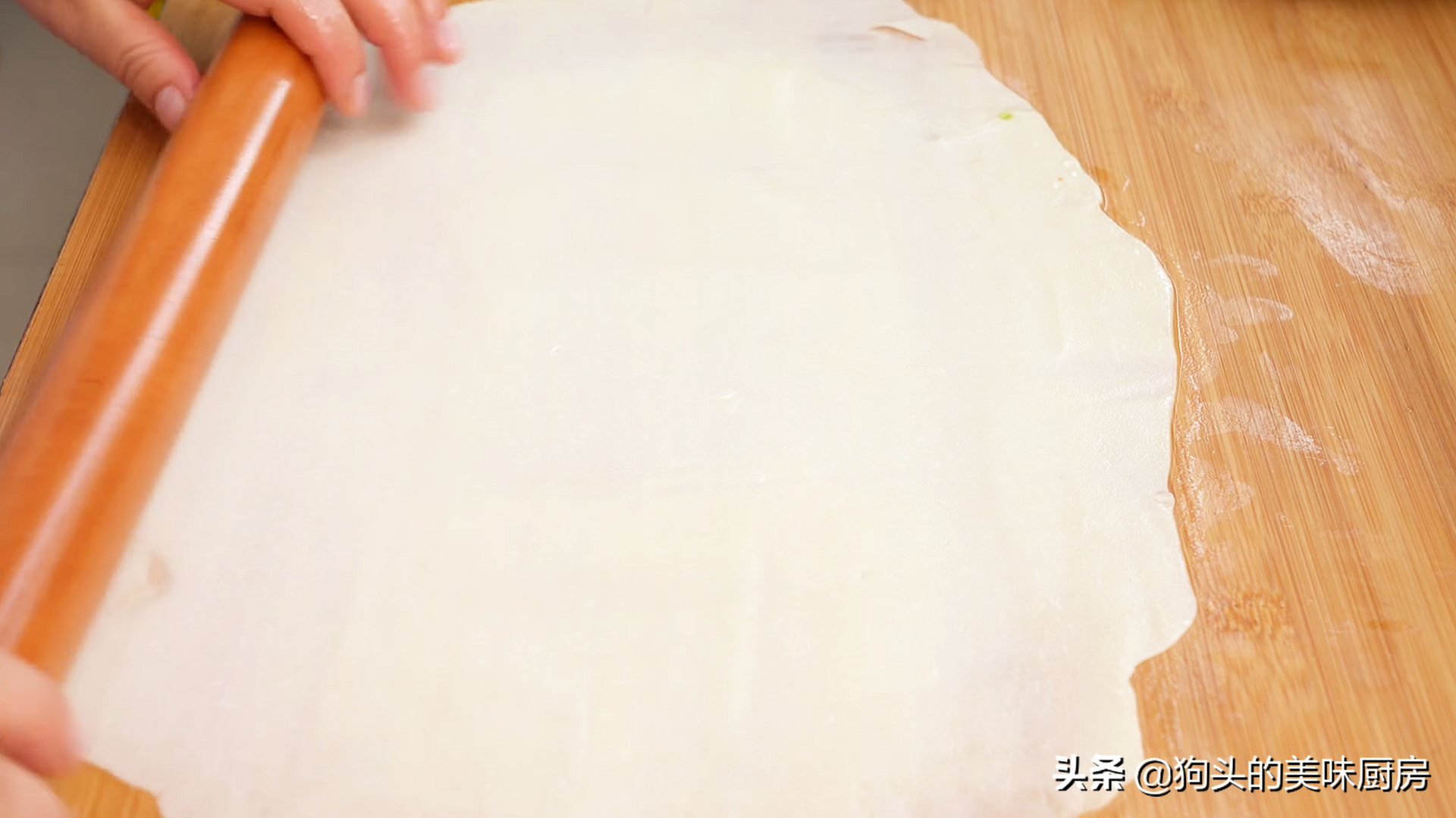 盤絲餅，最簡單實用的做法，劃一劃，抻一抻，絲絲分明，口口留香