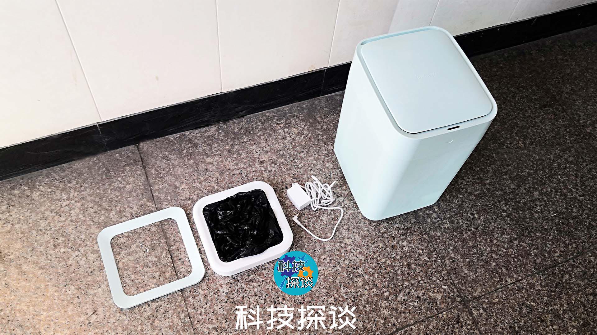 自動打包，優(yōu)雅的套垃圾袋，拓牛T1垃圾桶助力垃圾分類