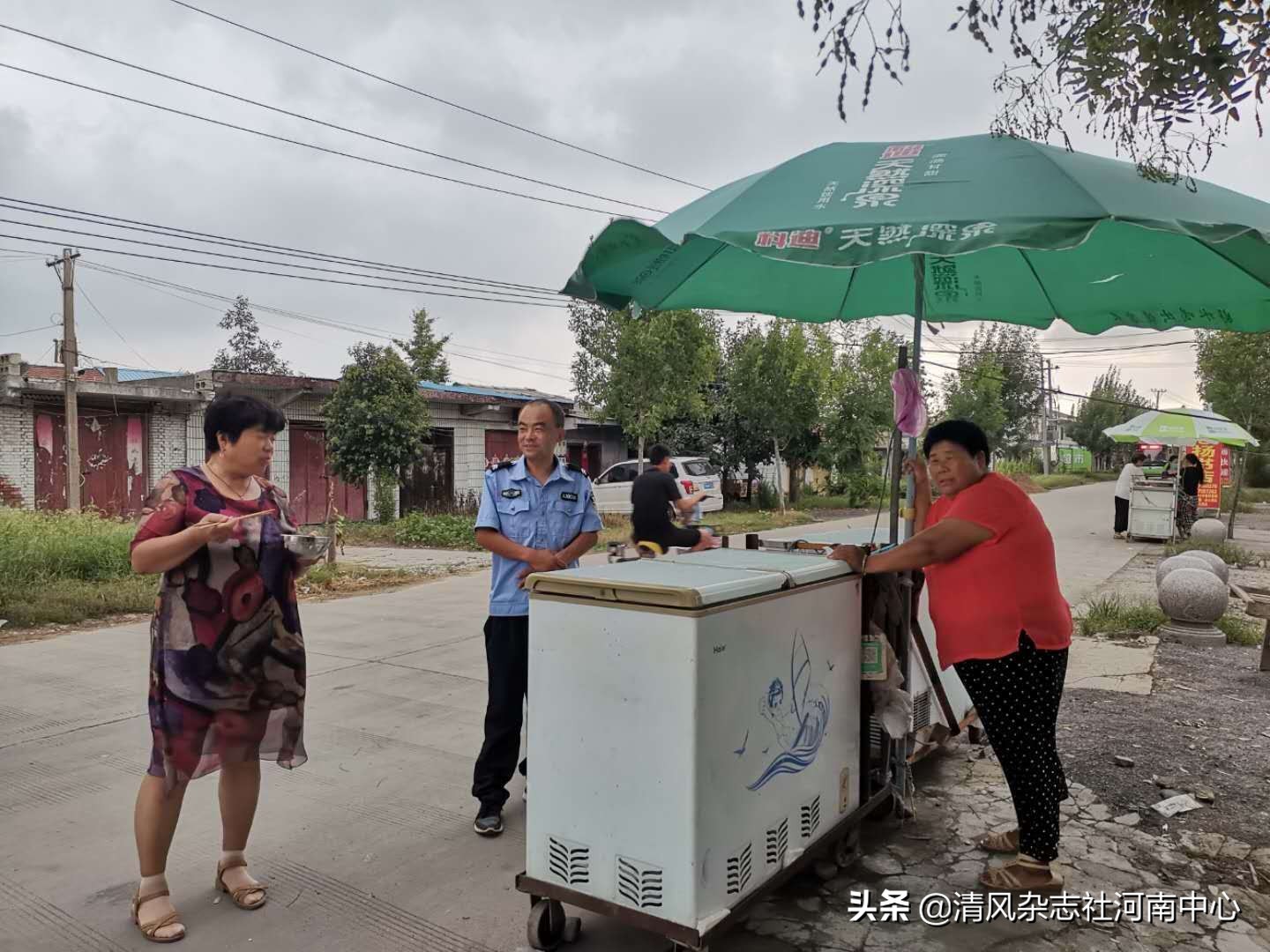 河南省永城市薛湖派出所依托“一村（格）一警创建“五零”平安村居