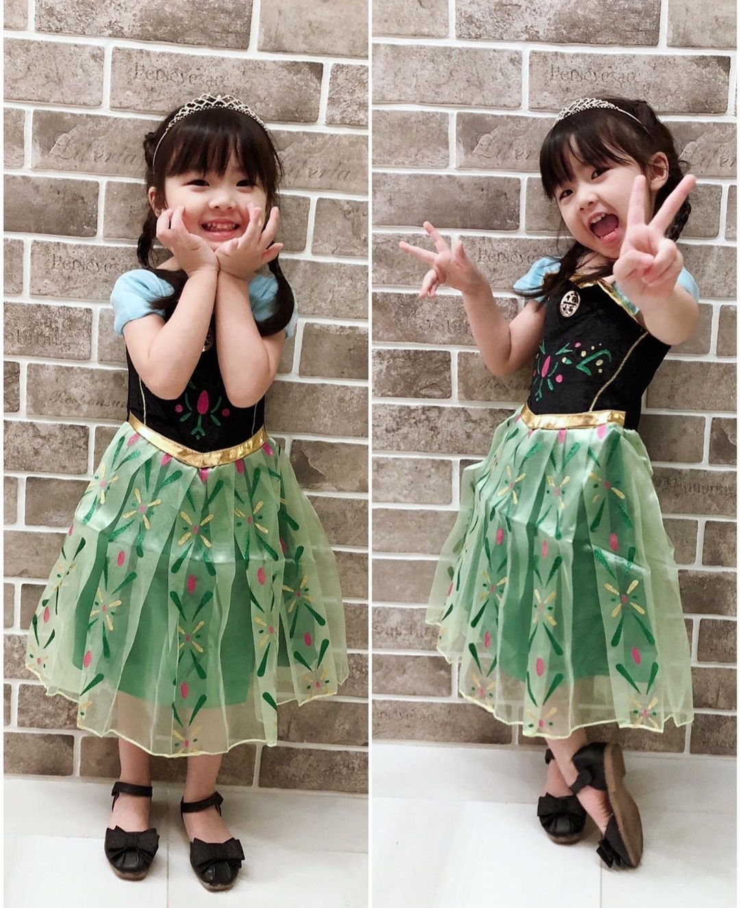 賀軍翔罕見曬女兒正臉，美寶cos花木蘭黑魔女，全程演技在線