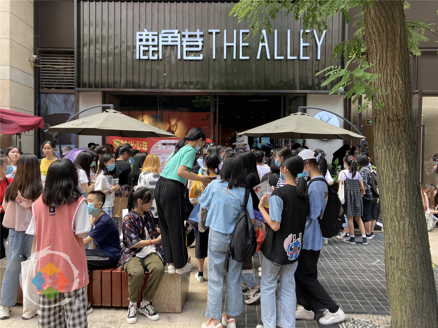 重庆奶茶店被追星族包围，门前水泄不通，都是来看谁的？