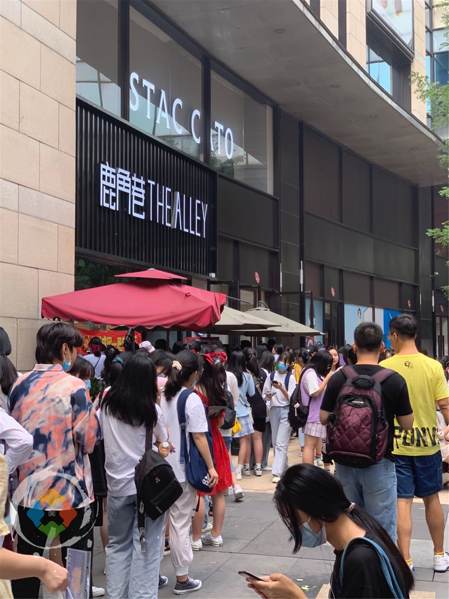 重庆奶茶店被追星族包围，门前水泄不通，都是来看谁的？