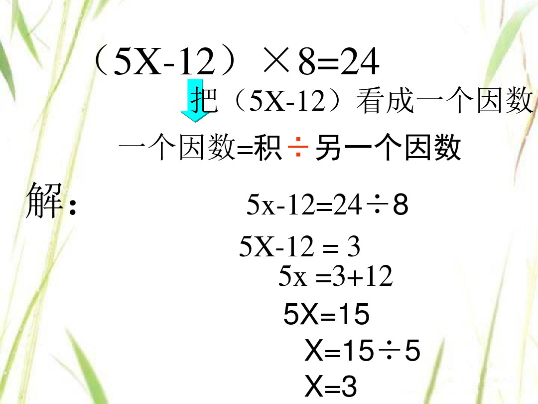 小学五年级解方程技巧 五年级解方程步骤过程(图19)