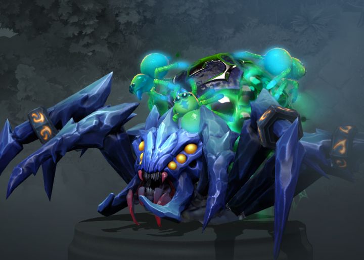 DOTA2饰品穿搭推荐——育母蜘蛛深渊之纪+狼蛛至爱