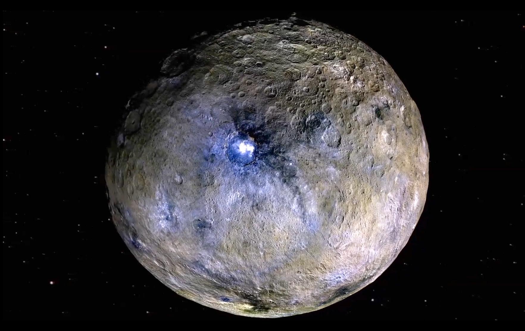 行星帶中最大天體！曾被認(rèn)為是第5大行星，上面的白點(diǎn)令人費(fèi)解