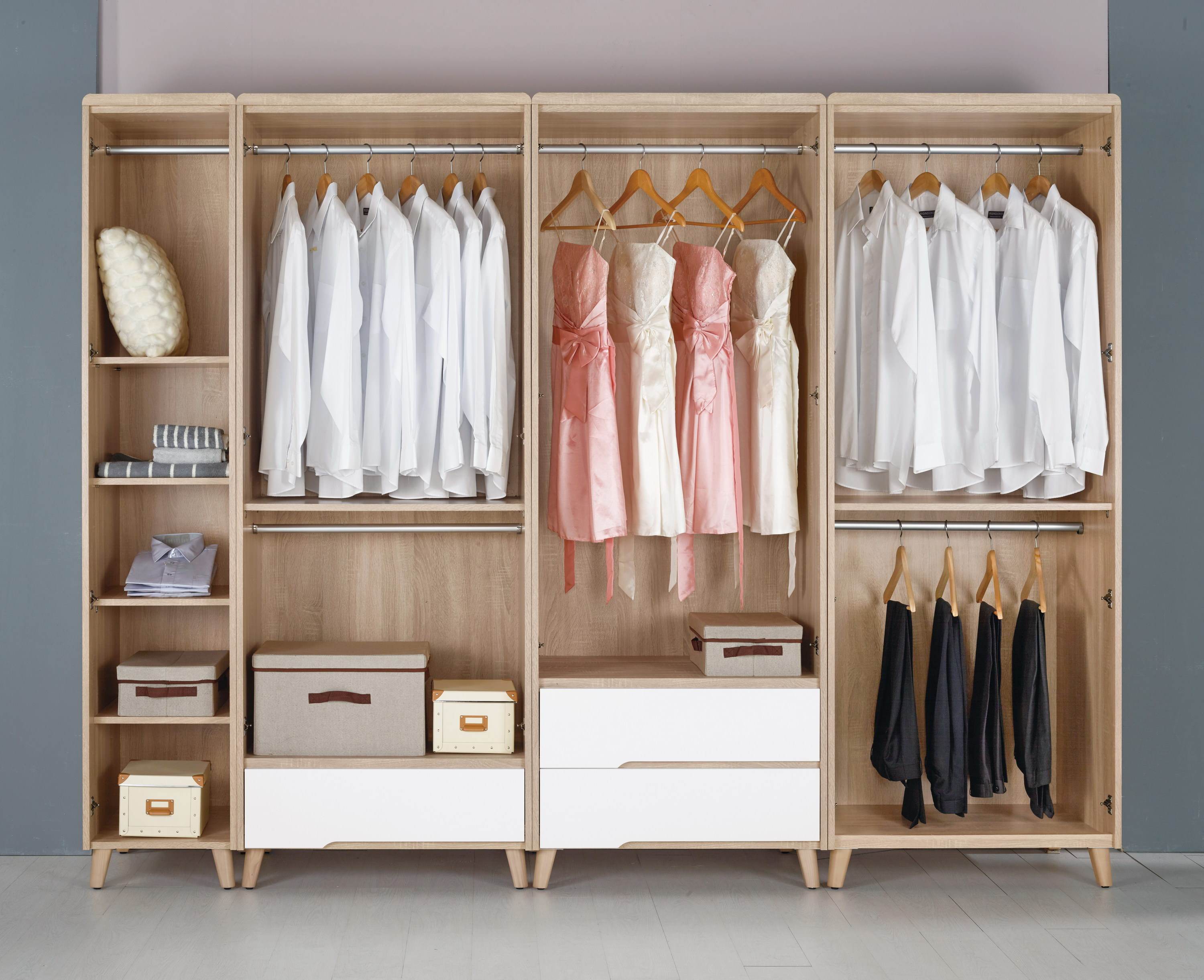 What is the appropriate depth of the wardrobe? Increase the depth of ...