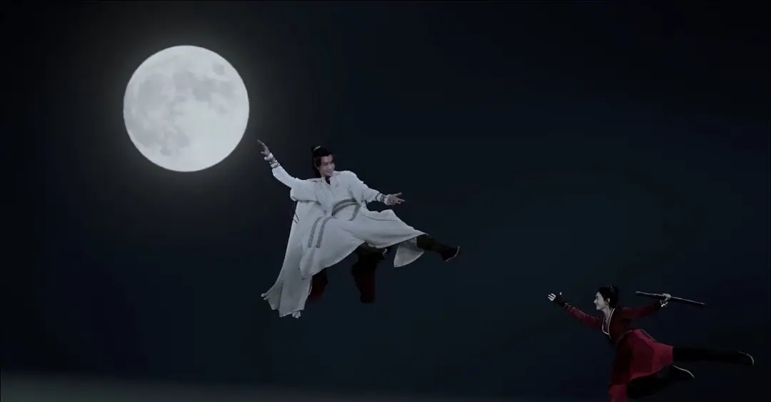 有翡 特效太雷人 吻戏过后上演嫦娥奔月 火莲假得像动画 娱乐 蛋蛋赞